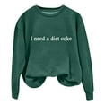 thumbnail image 2 of Tittly Sweatshirt for Women Womens Pullover Long Sleeve Sweatshirt For Women Crewneck Fleece Sweater Retro Fall Sweatshirt Crewneck Sweatshirts Women Graphic Sweatshirts for Women AG L, 2 of 6