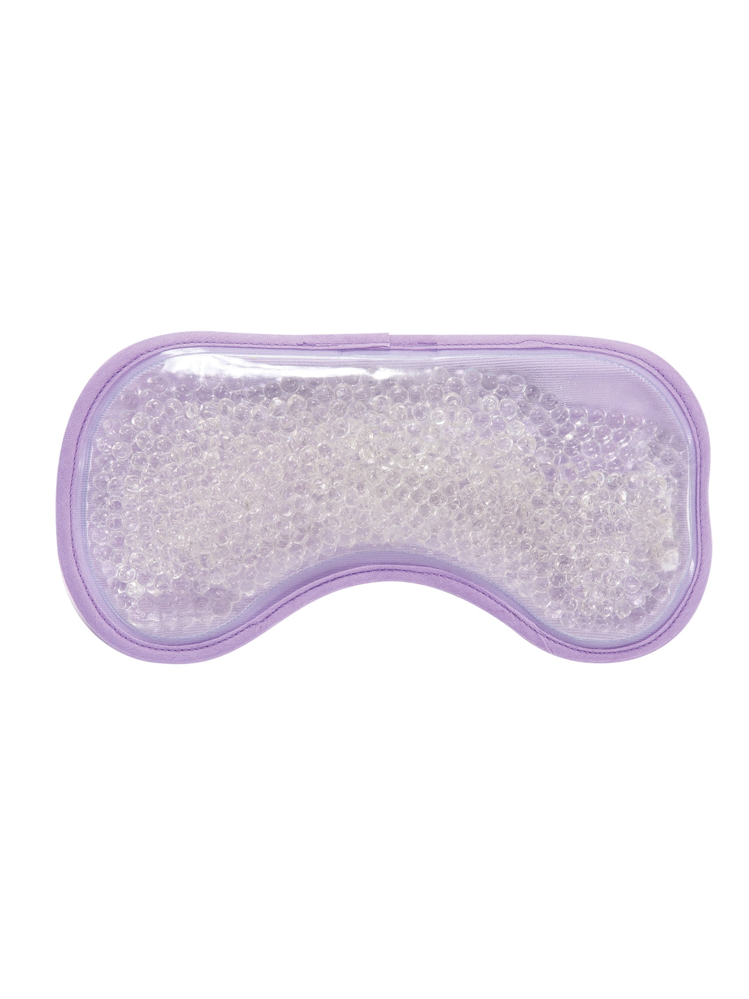 Ideaworks Gel Bead Eye Mask Sleep Mask, Hot or Cold Therapy to Soothe Tired Puffy Eyes, Purple