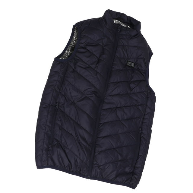 Chaleco Eléctrico con Calefacción Aislamiento Térmico Chaqueta con Calefacción USB Chaleco 11 Zona de Calefacción 3 Engranajes Hombres Ropa con Calefacción Azul ANGGREK Otros