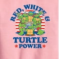 thumbnail image 2 of Teenage Mutant Ninja Turtles - Red White Turtle Power - Youth Crewneck Fleece Sweatshirt, 2 of 4