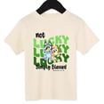 thumbnail image 2 of Not Lucky Simply Blessed Bluey Toddler T-shirt, Christian St Patrick’s Day Tee, Bible Verse Romans 4:7-8 Toddler T-shirt Four Leaf Clover Tee, Lucky Shamrock Toddler T-shirt Cute Baby Clothes, 2 of 5
