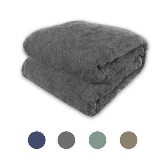 Howarmer Gray Throw Blanket, Throw Size Bed Throws for Sofa, Soft Warm Couch Bed Blanket, 50" x 60"