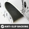 thumbnail image 4 of Bingfone 2 Pcs Kitchen Rugs and Mats,Cushioned Anti-Fatigue Floor Mat,PVC Non-Slip Kitchen Rug Set for Kitchen,Laundry Room,Sink 17"x47"+17"x29" - Cute Cat Meadow Sketch, 4 of 6