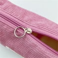 thumbnail image 4 of MAY RABBIT Solid Color Corduroy Pencil Literary And For High School Students Large Capacity Stationery Bag, 4 of 4