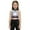 Silver, variant on MuXiKeJi Clothes Girls Glitter Letter Off Shoulder Crop Top Sleeveless Performance Shirt For Dance Party Stage Wear