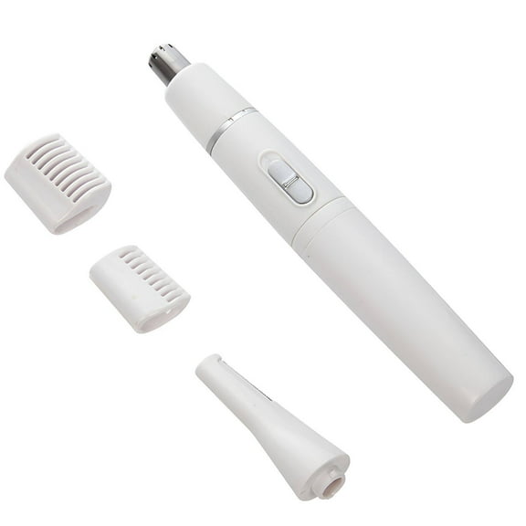 FACEGA Electric Beard Trimmer for Men,2-In-1 Multifunctional Design Beard Trimmer for Men Professional,Includes Nose Hair Trimmer,Eyebrow Trimmer,and Hair Trimmer Beard Grooming Kit for Men,White