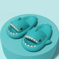thumbnail image 2 of Shark Slippers Non-slip Shower Bathroom Slippers Soft Summer Slide Sandals For Girls And Boys New, 2 of 2