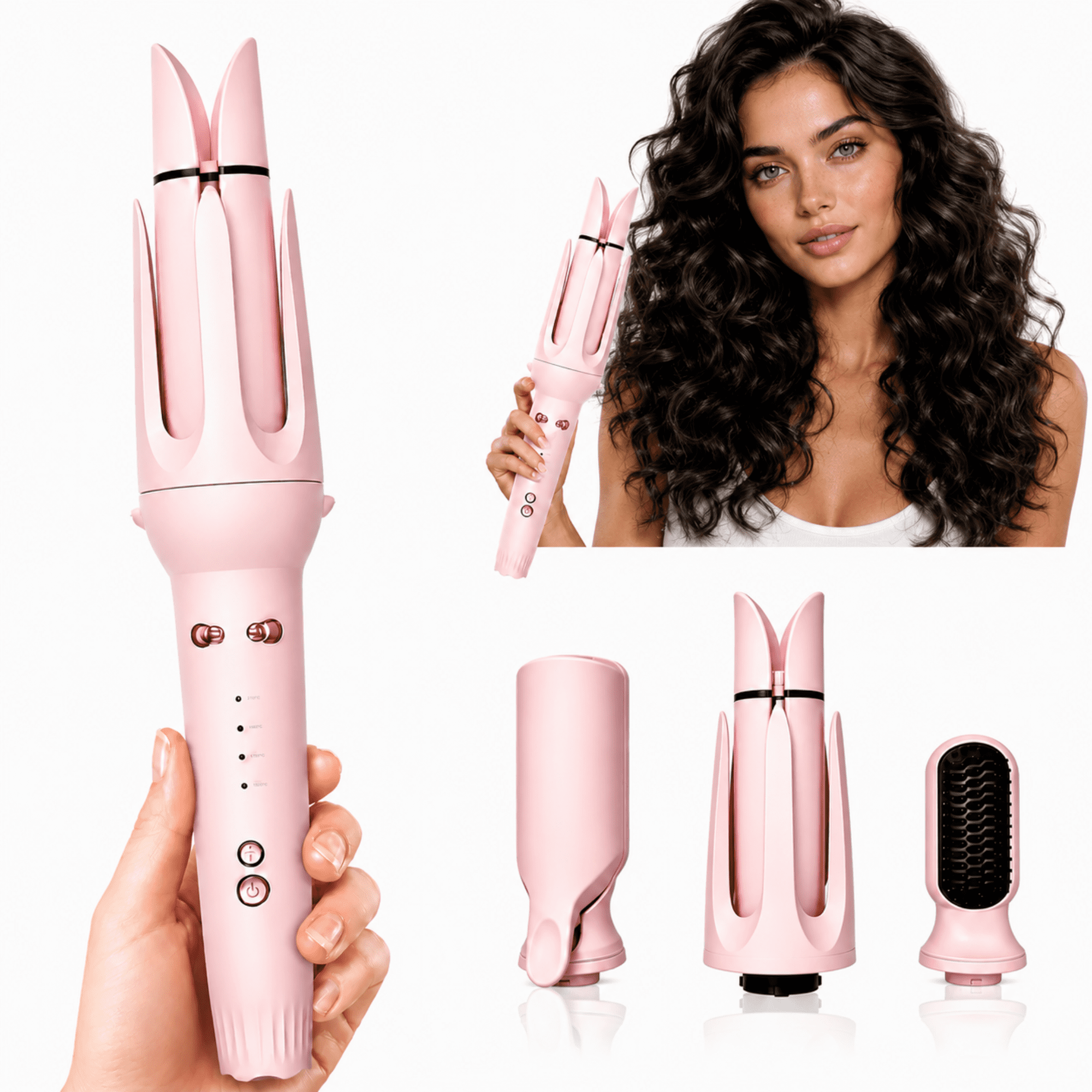 Prizm, Curling Wand Set, 5 in 1, 11 Temp Settings, 0.6 to 1.25