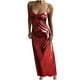 thumbnail image 1 of Mujeres Color sólido Wrap Camis Sling Backless Sin mangas con cuello en V Vestidos OAVQHLG3B Store lin121212, 1 of 4