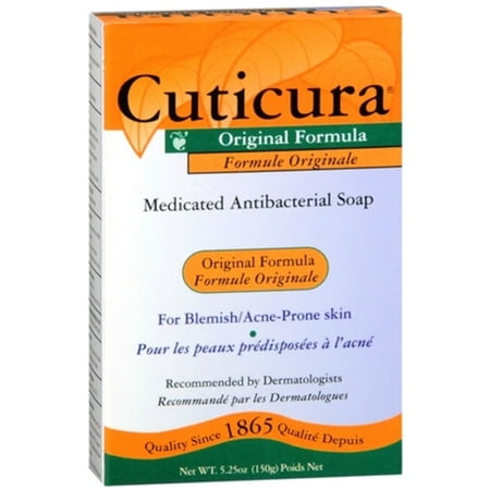 Cuticura Medicated Antibacterial Soap Original Formula 5.25 oz (Pack of