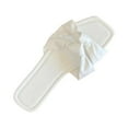 thumbnail image 3 of Itsun Sandals Women Slip and Slide, Womens Flat H-Band Slide Sandal Flat Sandal White, 3 of 5