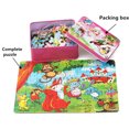 thumbnail image 4 of 80PCS wooden educational toys educational development baby kids training toys children animal puzzle, 4 of 5