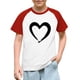 thumbnail image 1 of Blusas y camisas de manga corta con cuello redondo para niños y niñas, blusa de manga corta con estampado de cuello redondo, 1 of 7