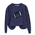 thumbnail image 4 of PNTUTB Oversized Sweatshirts for Women Printed Casual Loose Long Sleeve No Hoodie Crew Neck Sweatshirt, 4 of 5