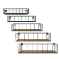 5 Pack Wall Shelf Floating Wall Shelves for Bedroom Bathroom Office