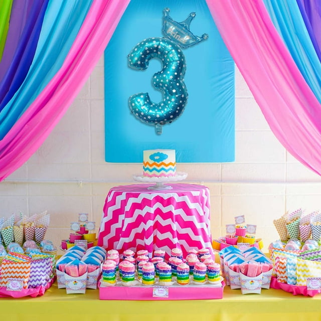 TIMIFIS Balloons Used For Birthday Party, Anniversary Celebration 32IN Number Decoration DecorFall