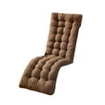 thumbnail image 2 of Colaxi Coussin de Chaise Longue Coussin de Siège de Chaise pour Mobilier de Jardin Extérieur Intérieur Brun, 2 of 8
