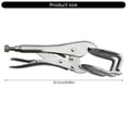thumbnail image 3 of C Clamp Locking Pliers Heavy Duty C Clamps Adjustable Welding Woodworking Tool Opening Locking Pliers Accessories, 3 of 8