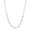 Crystal Clear, variant on 1928 Jewelry Women's Minimalist Fireball Pave Crystal Clear Crystal Linking Chain Pendant Necklace 16" + 3" Extender