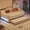 1: Beige (with Trundle), variant on Harper & Bright Designs Twin XL Size Upholstered Daybed with Trundle and Button Tufted Backrest, Linen Sofa Bed with LED Belt, Gray