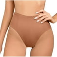 thumbnail image 2 of jobturf Womens Underwear Seamless Thong No Show Briefs Liners Invisible Mid Waist Panties Breathable G-String Underwear, 2 of 8