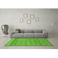 thumbnail image 3 of Ahgly Company Indoor Square Abstract Green Modern Area Rugs, 6' Square, 3 of 4