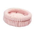 thumbnail image 4 of Cama para gatos Snooze, cama autocalentable suave para mascotas con fondo antideslizante, para perros, gatos, caniche Rosa S, 4 of 8