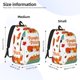thumbnail image 2 of Easygdp Fall Pumpkins Mochila de Lona Resistente para Laptop, Compatible con Laptops de 15 a 17 pulgadas, Ideal para Escuela, Trabajo y Viajes-Medium, 2 of 5