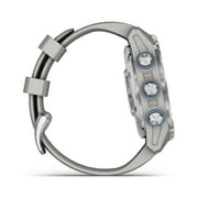 Garmin Descent Mk3, 43 mm Stainless Steel with Fog Gray Silicone Band (010-02753-03)