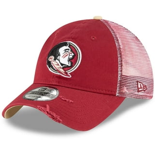 Women's New Era Garnet Florida State Seminoles Retro State Trucker 9FORTY  Snapback Hat