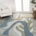 thumbnail image 4 of JONATHAN Y WASHABLE 5 x 8 Area Rug, Algae Abstract Glam Botanical - Cream/Multi, WSH301A-5, 4 of 9