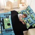 thumbnail image 5 of Catabedysis Vintage Camping 7 Pieces Full Size Bedding Sets,Camper Print Full Size Bed in a Bag For Boys,Multicolor,Black Reversible, 5 of 7