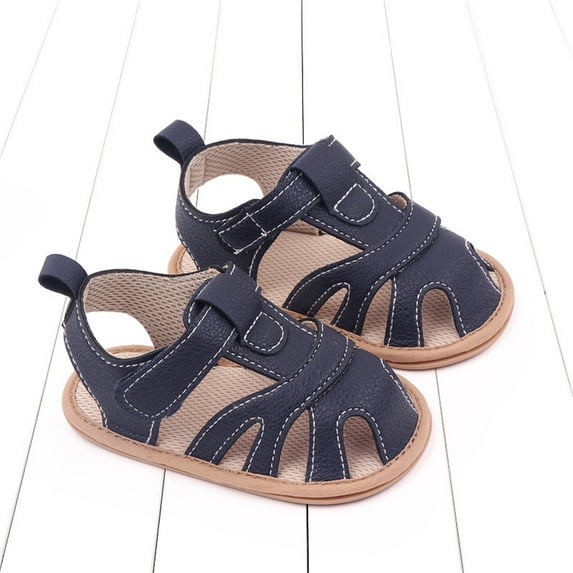 Gunia Baby Boy Girl Sandals Summer Infant Toddler Shoes Flat Bottom Lightweight Round Toe For Holiday Beach Comfortable Footwear 0-18 Months
