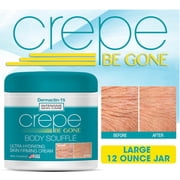 Crepe Be Gone Classic Body Souffle 12 oz. AND Firming Neck Cream 12 ounce (LARGE 2-PC SET)