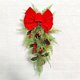 thumbnail image 2 of Lucakuins Corona de Navidad para Puerta Frontal, Bolas de Cono de Pino Bowknot Guirnaldas Brillantes, Guirnalda Iluminada Fiesta Adornos Festivos Decoraciones de Fiesta Lucakuins Decoración festiva, 2 of 8