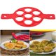 thumbnail image 3 of 1Pc hogar antiadherente fantástico panqueque anillo de silicona fabricante cocina freír huevos molde para tortillas rojo, 3 of 8