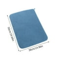 Blue Dish Drying Mat Ultrafine Fiber Absorbent Fast Drying Place Mat