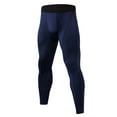 thumbnail image 4 of SOOMLON Men's Tracksuit 2 Piece Athletic Jogging Running Sweatsuit Casual Pants Elastic Fitness Long Sleeve Fast Drying Tops Long Pants Sports Tight Suit Blue XXL, 4 of 7