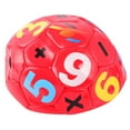 thumbnail image 2 of Shisuyan Ballons de Terrain de Jeu en Forme de Football Rouge 1Pcs 5.9x5.9x2.8in, 2 of 8