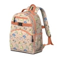 thumbnail image 2 of Hedgehog Pattern Backpack for School,Cute School Bag,Schoolbag with Adjustable Shoulder Straps & Padded Back,15.25"x11.5"x5.25", 2 of 6