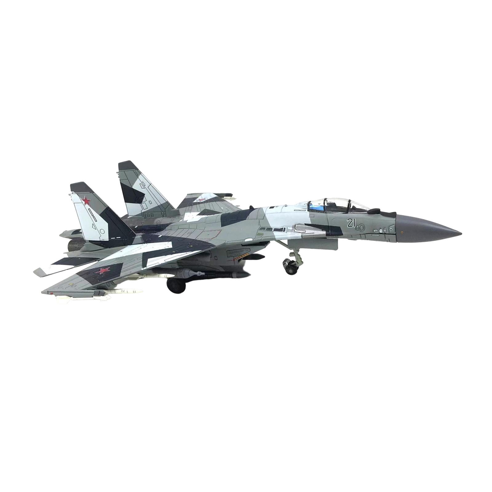 amagogo 1/100 Russian SU35 Fighter Alloy Diecast Plane Kids toys Model Kids Toys Fighter