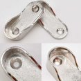 thumbnail image 3 of 10 Pcs Wardrobe Brackets Fixing,Clothes Tube Side Support Rail Nickel Plated for Clothes Rod in Closet (16MM)，Silver, 3 of 5