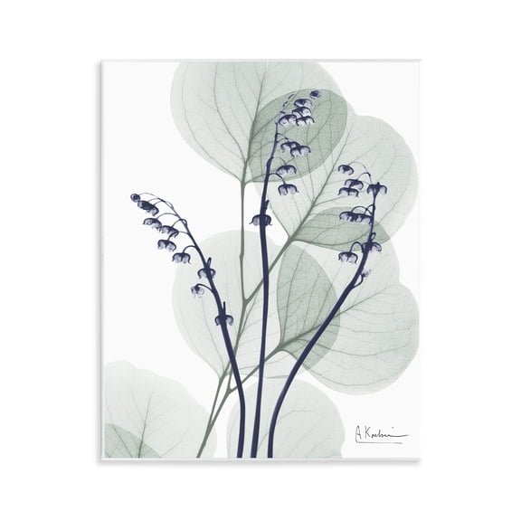 Stupell Industries Serene Modern Eucalyptus Floral Photography Unframed Art Print Wall Art, 11 x 14