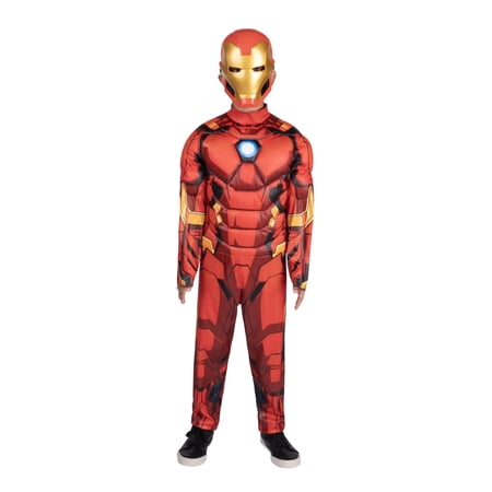 Marvel's Iron Man Halloween Costume for Children, Boy's Size XS (4/5), by Jazwares