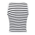thumbnail image 4 of Women's Ribbed Knit Crop Tank Top Sleeveless Fitted Casual Neck Camisole for Comfortable Layering, 4 of 5
