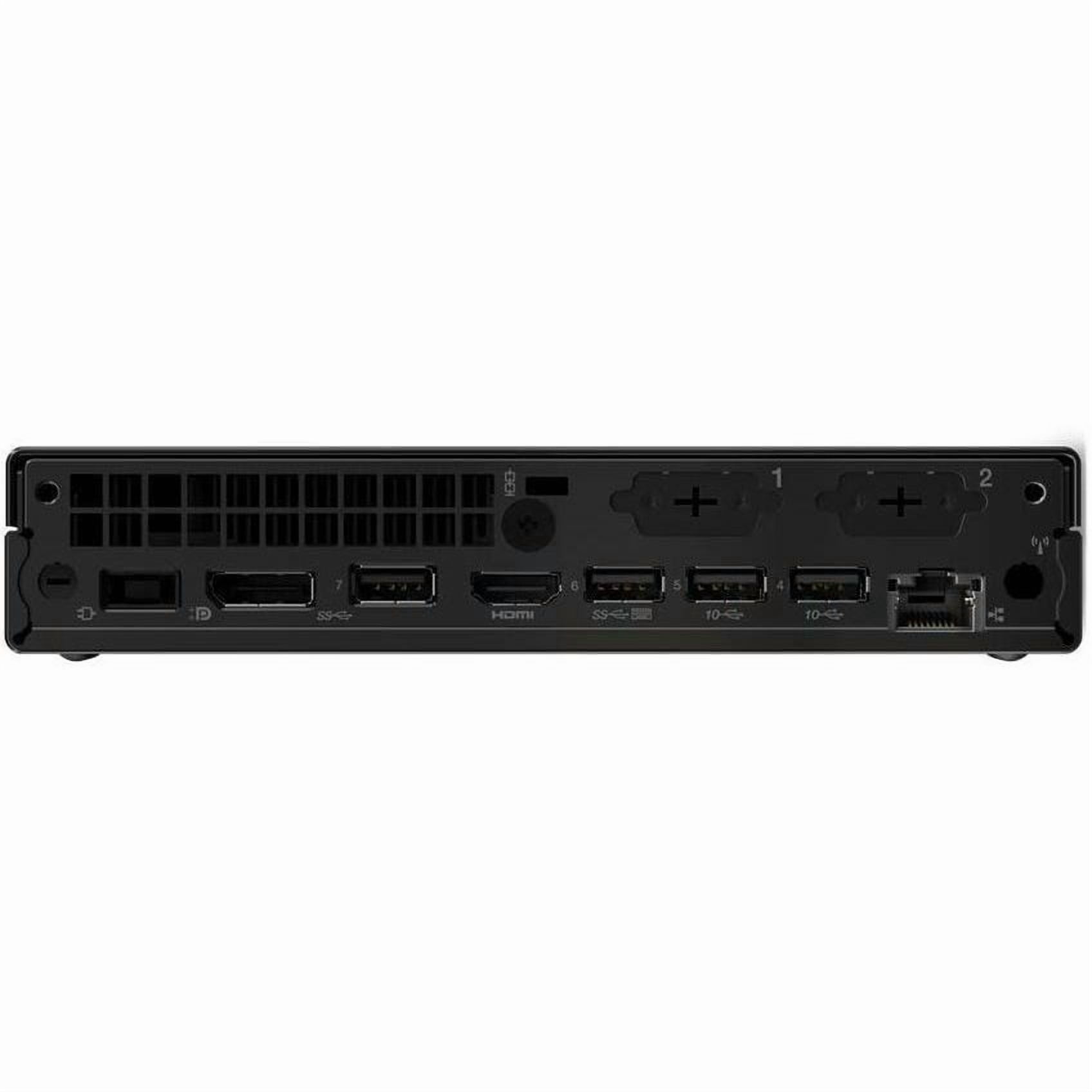 Lenovo ThinkCentre M90q Gen 5 12TH000MUS Desktop Computer - Intel Core i9 14th Gen i9-14900 - vPro Technology - 64 GB - 1 TB SSD - Tiny - Black - Intel Q670 Chip - Windows 11 Pro - Intel UHD Graphi...
