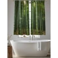thumbnail image 5 of Green Plants Sheer Curtains 63 Inch Length 2 Panels Set, Forest Natural Landscape Botanical Voile Window Treatment Rod Pocket Curtains Sheers Drapes for Bedroom/Living Room/Kitchen 52x"63"x2, 5 of 7
