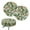 Butterfly Green Leaves, variant on ZIATUBLE Cherry Blossom Bar Stool Cover Slipcovers 14-16 Inch Universal Stool Seat Cover Protector Set of 2 Easy to Clean Round Stool Covers with Elastic Chair Seat Cushion Slipcover