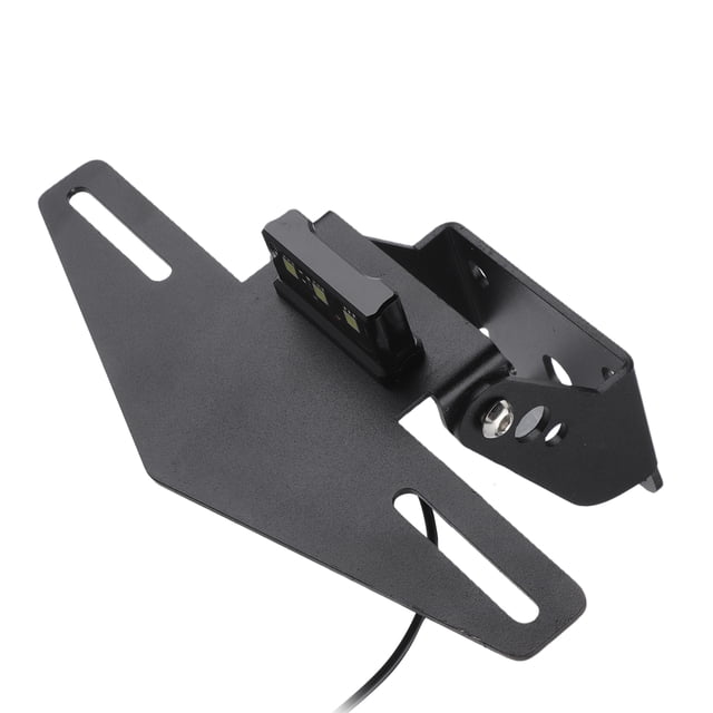 Eliminate Motorcycle License Plate Holder License Plate Holder Rear License Plate Mount Motorcycle License Plate Holder Eliminating W/LED Light Fit For 125 250 390 17-21