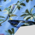 thumbnail image 3 of Mens Casual Slim Solid Color Button Lapel Short Sleeve Shirt, 3 of 8